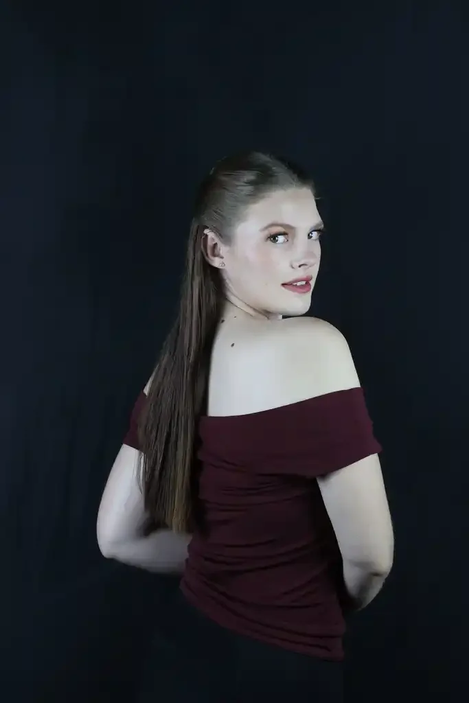 Editorial evening makeup portrait